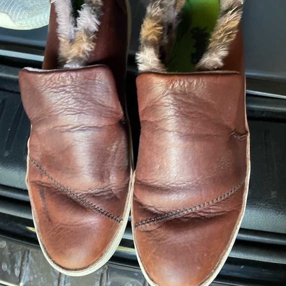 Toms quarter boots, brown leather womens size 9 - Picture 2 of 5